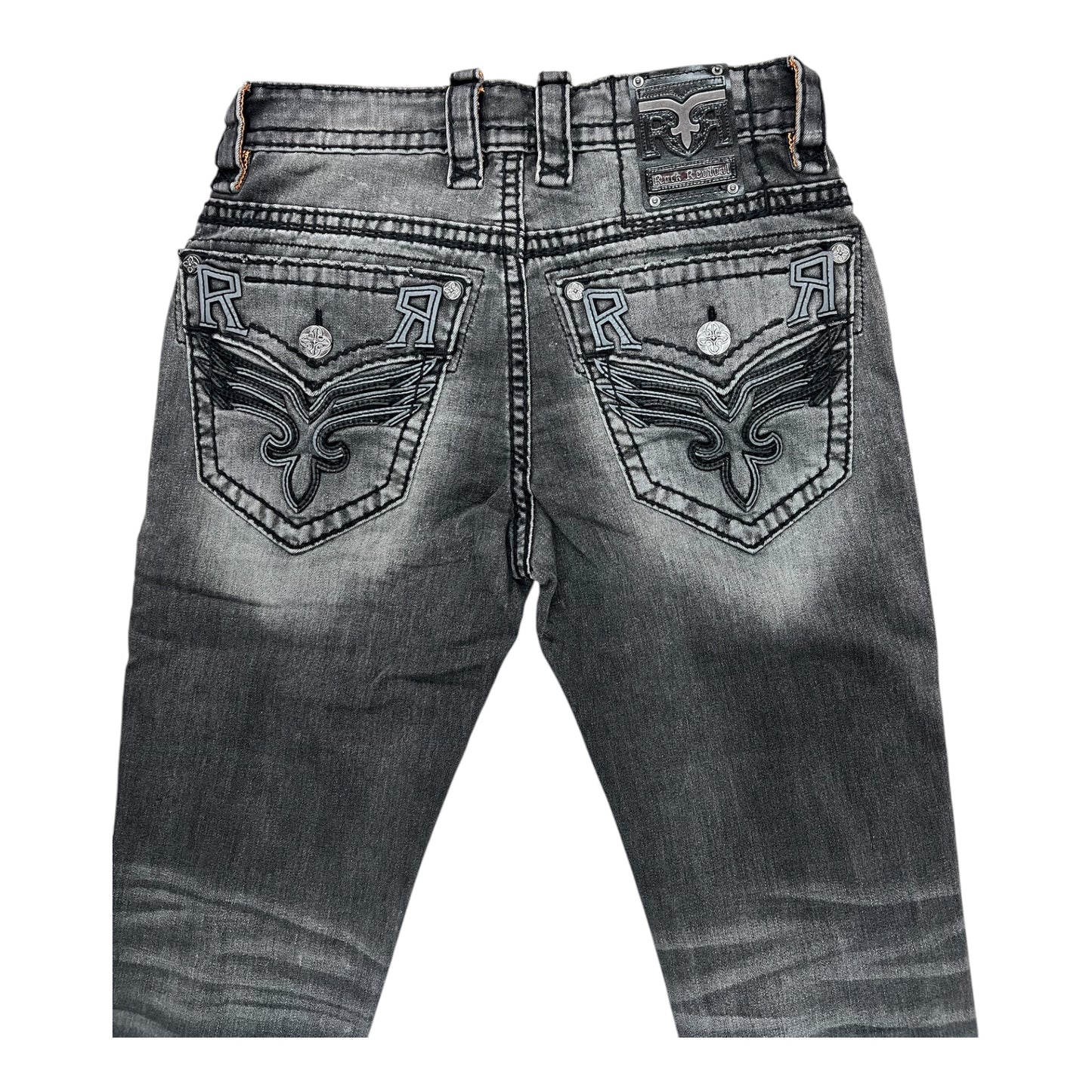 TED ALT STRAIGHT JEANS IN GREY BLACK