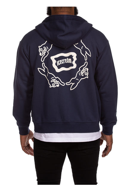 ICE CREAM ZIP UP HOODIE