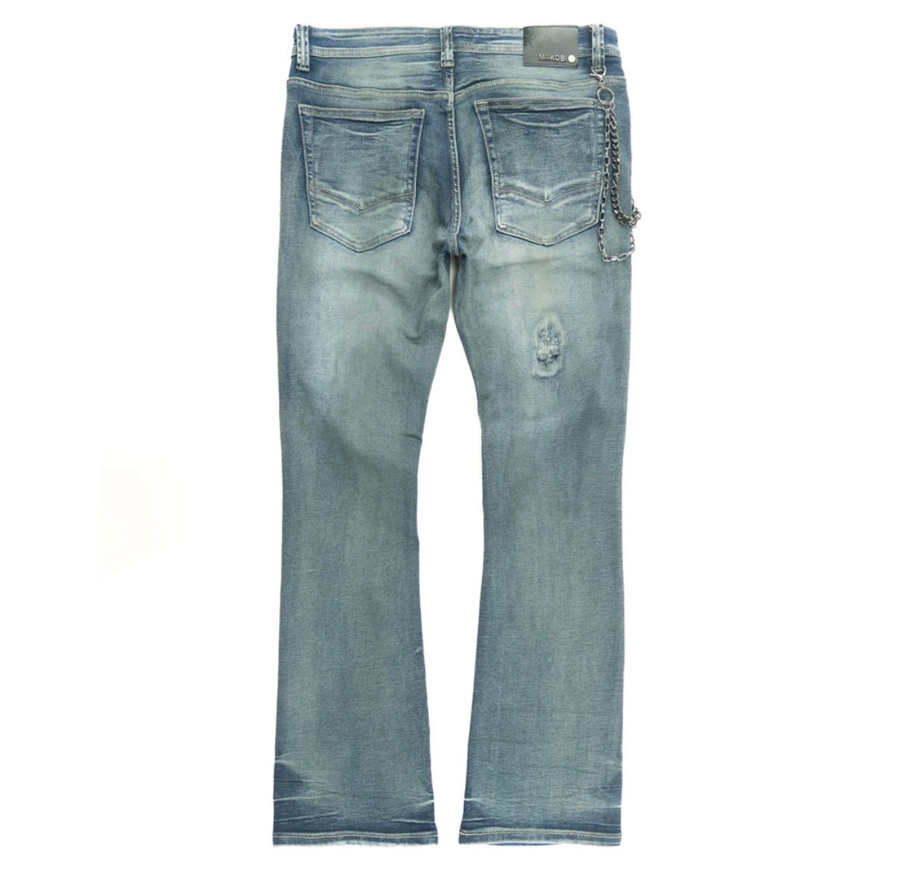 M1763 ADORNI CHAIN PANTS - DARK WASH