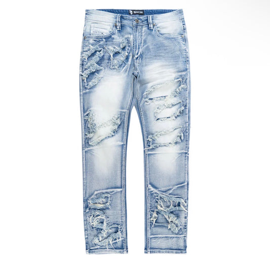 M1922 SORRENTO JEANS - LIGHT WASH