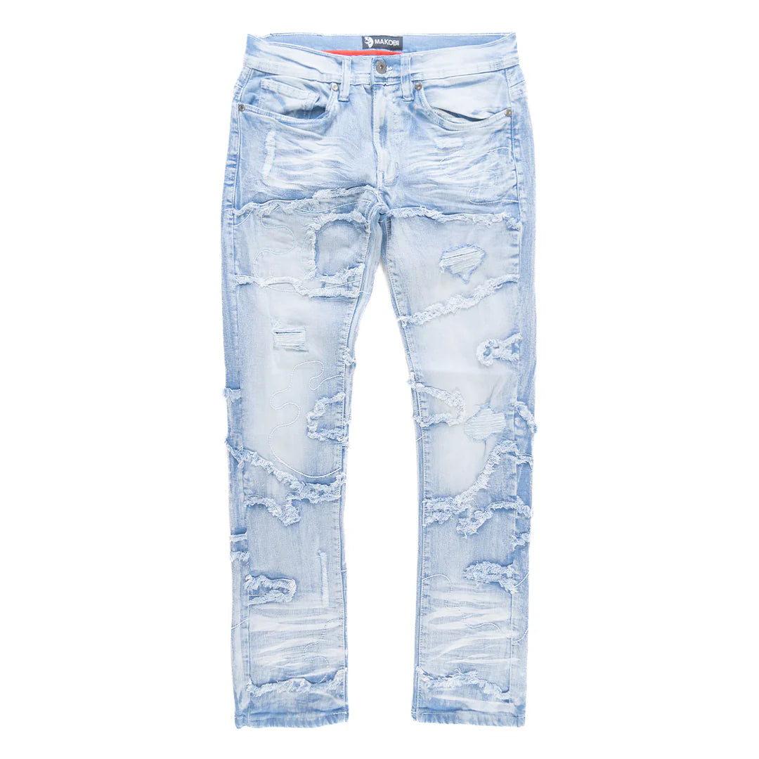 Light Wash MAKOBI Jeans