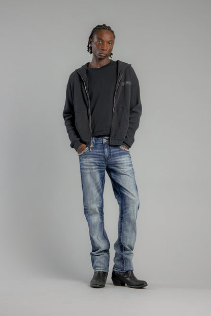BEXTON STRAIGHT JEANS IN VINTAGE BLUE