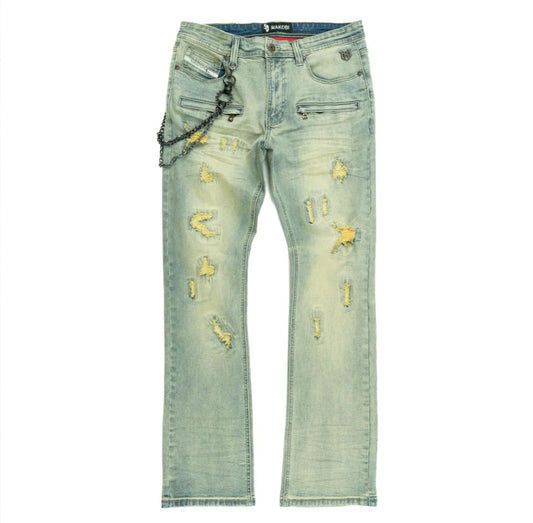 M1763 ADORNI CHAIN PANTS - DIRT