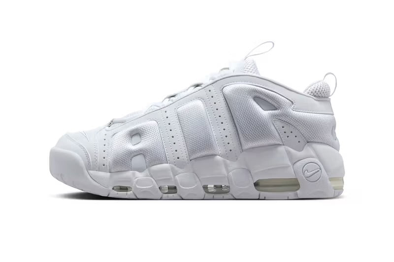 Nike - Air More Uptempo Low 'Triple white'
