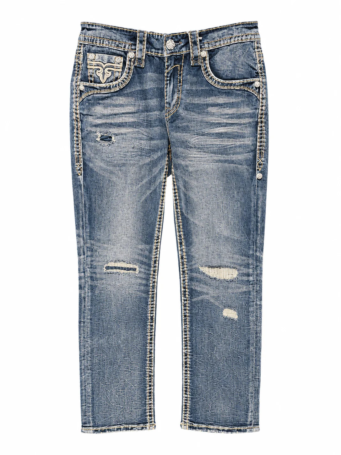 Rock Revival Men's Straight Fit Jeans