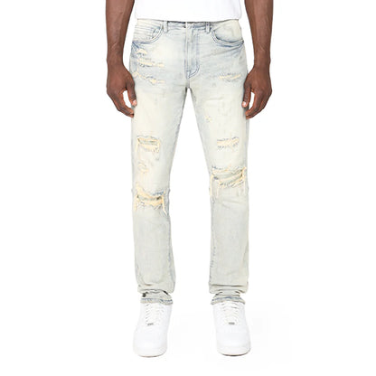 Smoke Rise Vintage Washed Denim (Henry Blue)