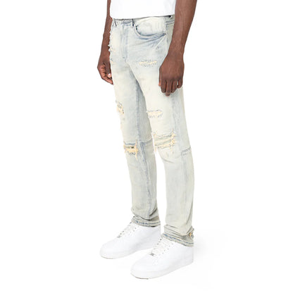 Smoke Rise Vintage Washed Denim (Henry Blue)