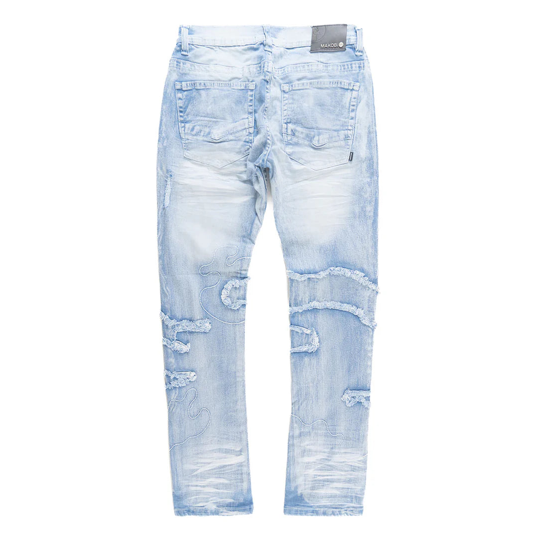 Light Wash MAKOBI Jeans