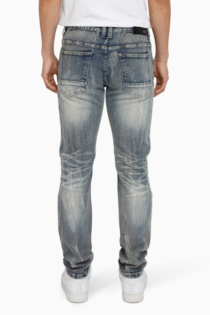 Vintage Washed Jeans - Hemsworth Blue