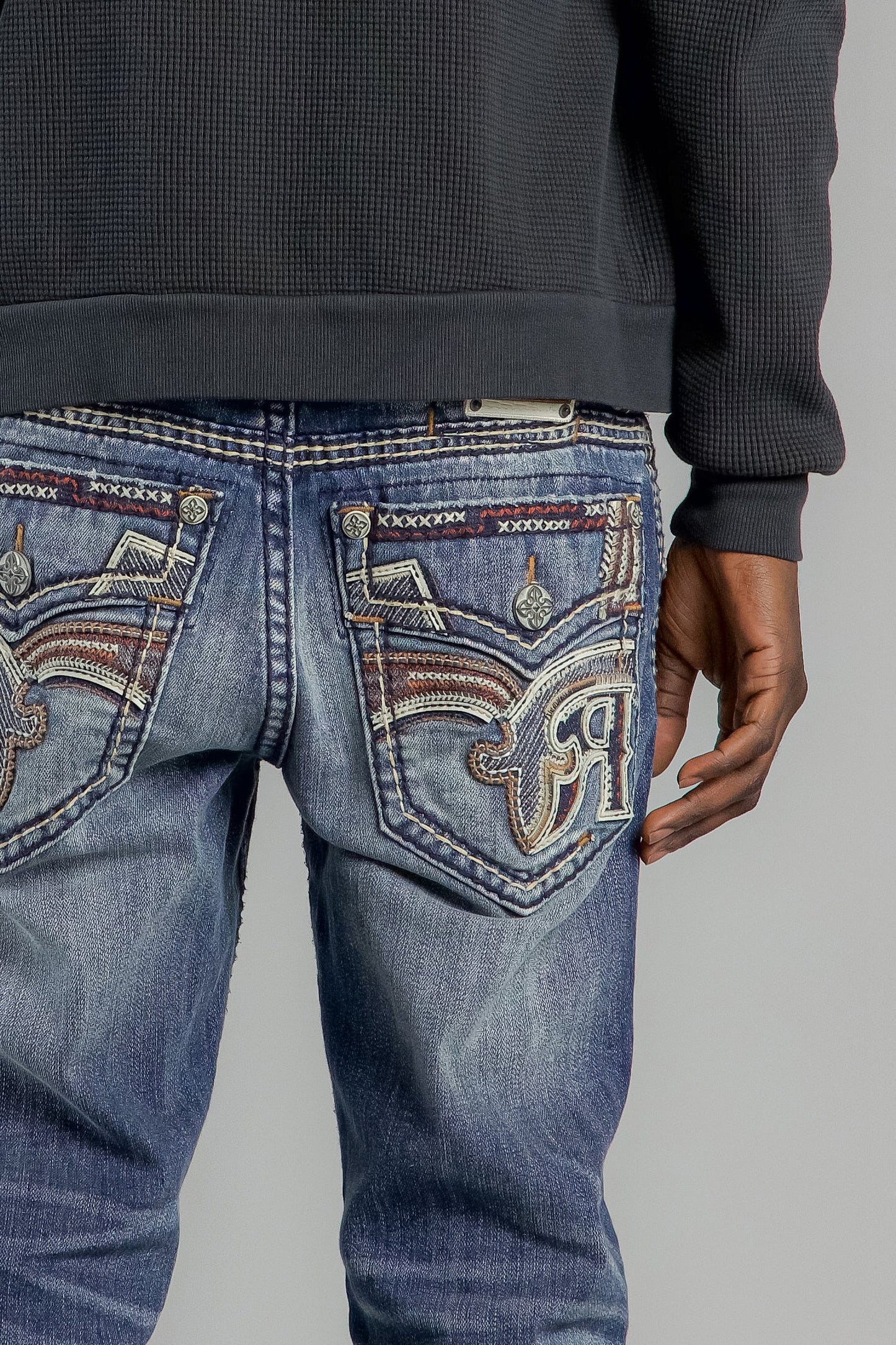 BEXTON STRAIGHT JEANS IN VINTAGE BLUE