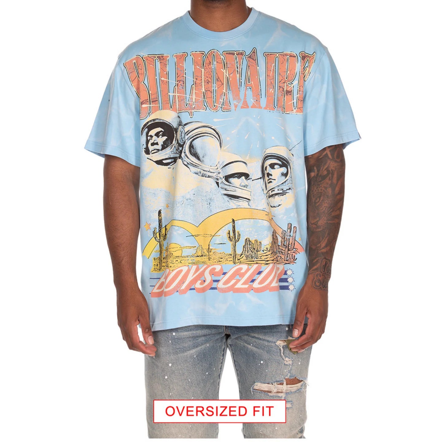 BBC - BB RUSHMORE SS KNIT (OVERSIZED FIT) TEE | BALTIC SEA