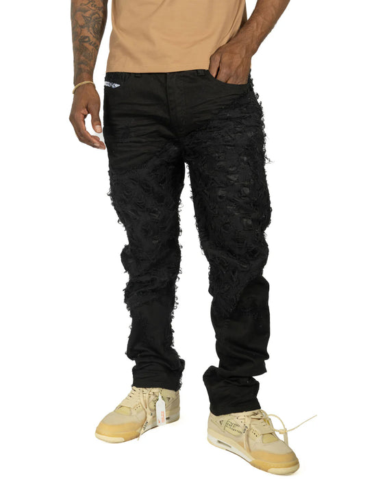 BLACK MAKOBI JEANS