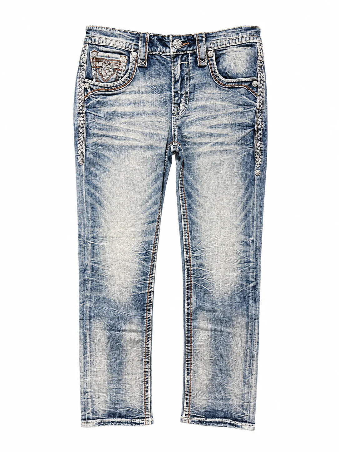 Rock Revival Men's Straight Fit Jeans