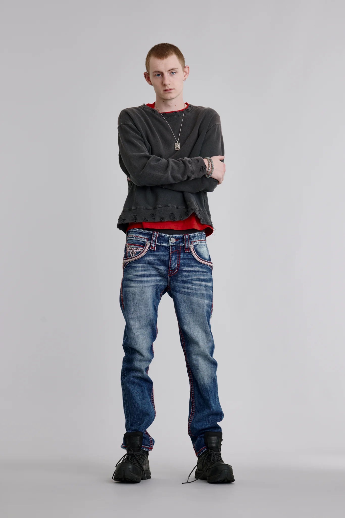 RICHIE STRAIGHT JEANS IN MEDIUM WASH