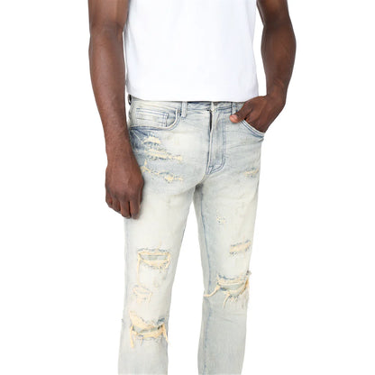 Smoke Rise Vintage Washed Denim (Henry Blue)